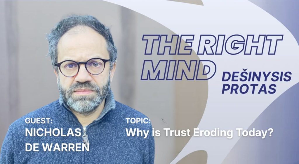Kodėl nyksta pasitikėjimas? | Nicholas de Warren