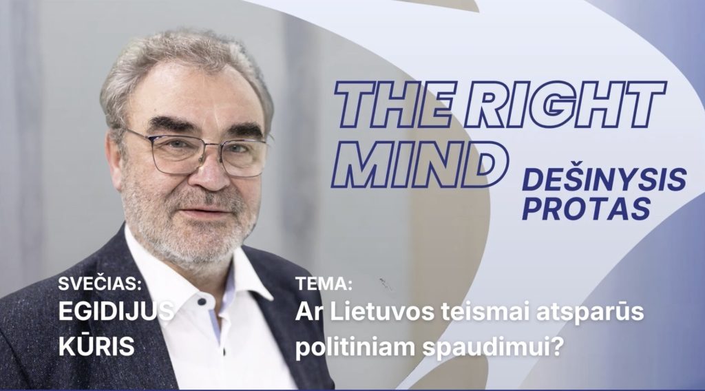 Ar Lietuvos teismai atsparūs politiniam spaudimui? | Egidijus Kūris