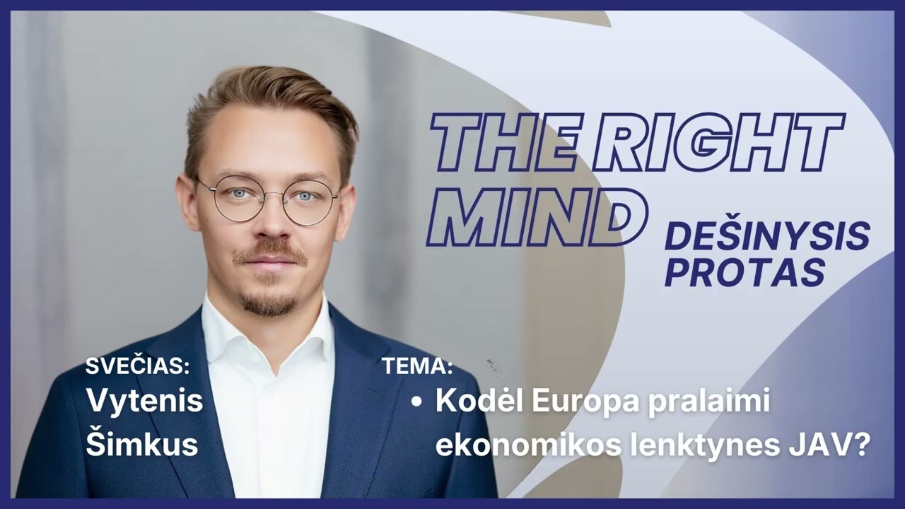 Kodėl Europa pralaimi ekonomikos lenktynes JAV? | Vytenis Šimkus