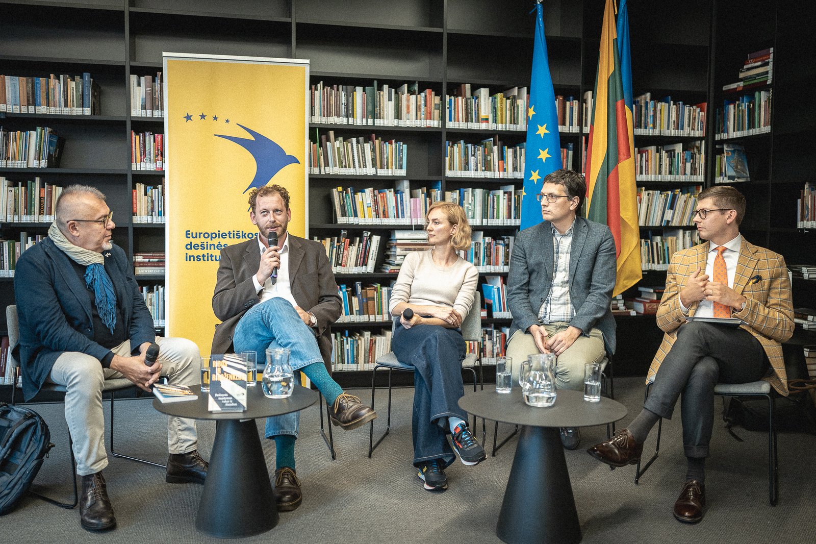 Knygos „Ribos ir riboženkliai“ pristatymas Nacionalinėje bibliotekoje, 2025 m. spalis