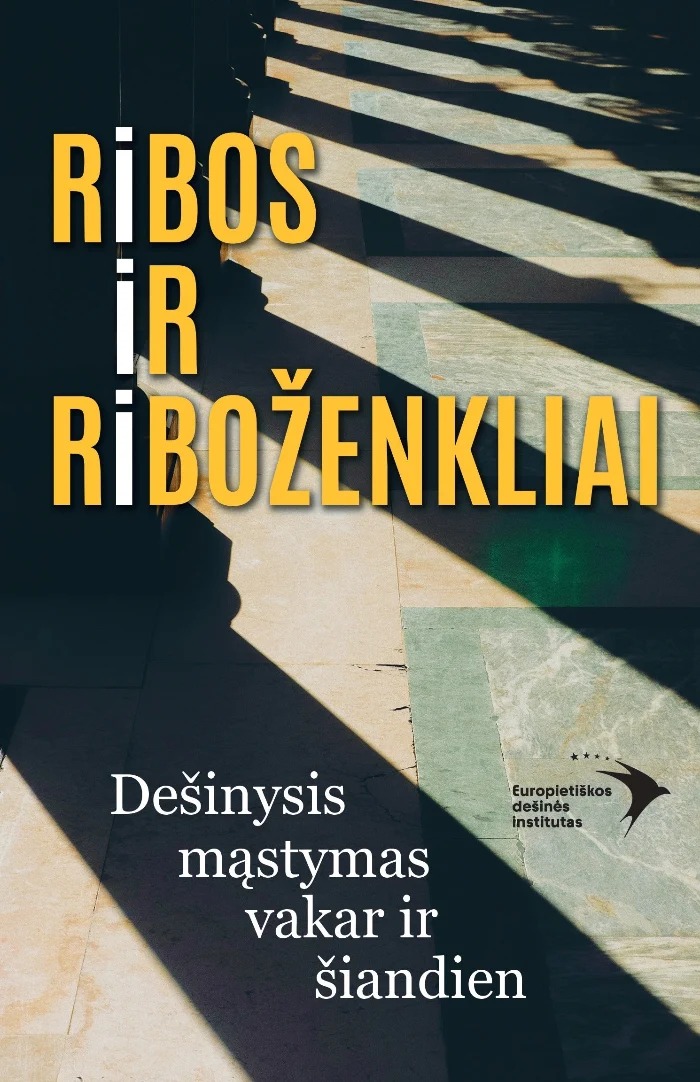 Knygos „Ribos ir riboženkliai. Dešinysis mąstymas vakar ir šiandien“ viršelis
